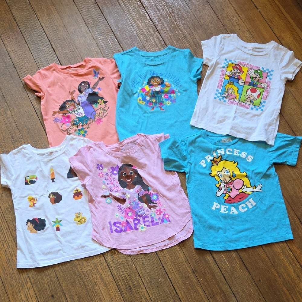 Kids Character T-Shirts - Set of 6